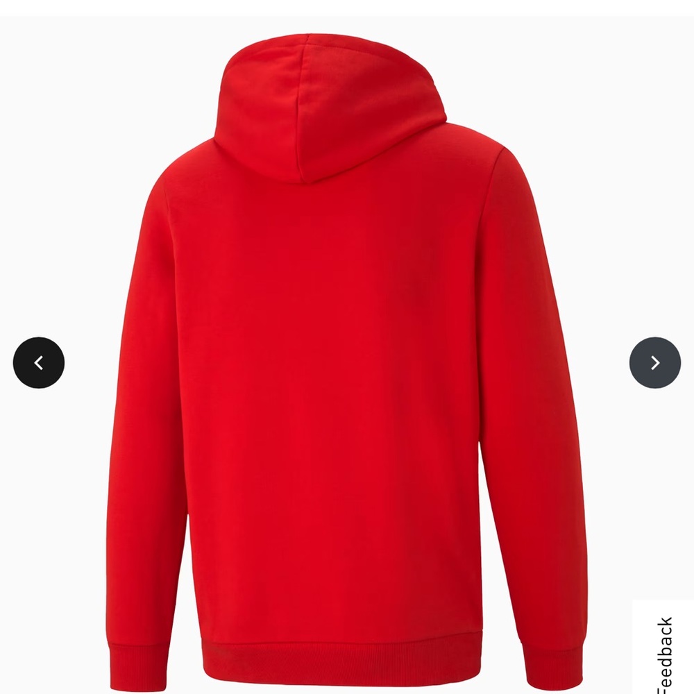 Puma Men's Red Hoodie Sweater - Picture 2 of 5